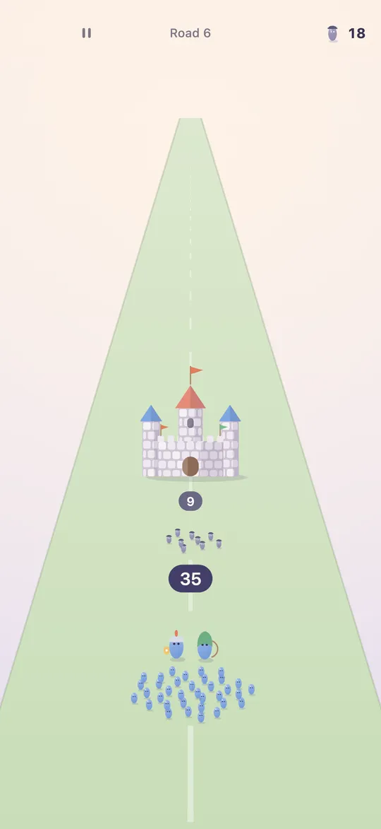 Clash: your crowd meets the Gatekeepers at their castle