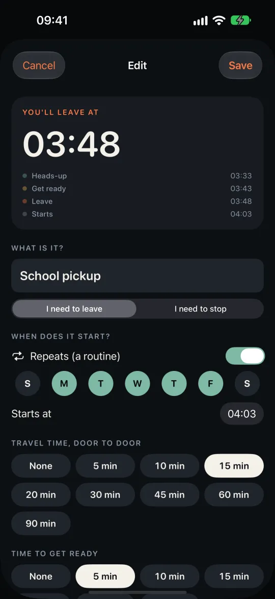 Kindly Remind Me: Set a routine once