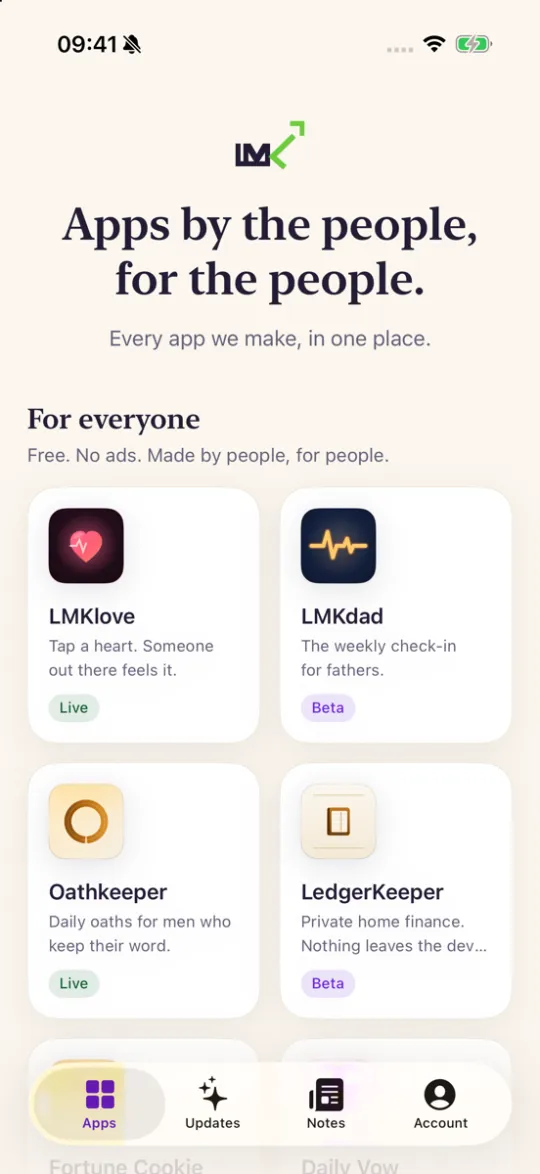 LMKdev: Every LMKdev app in one place