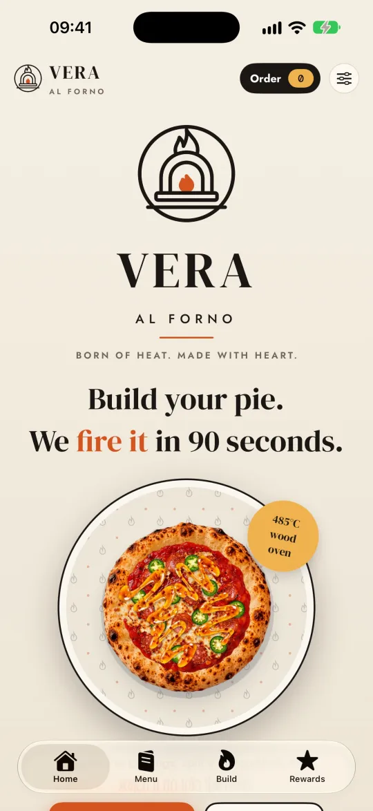 Vera — Al Forno: Build your pie